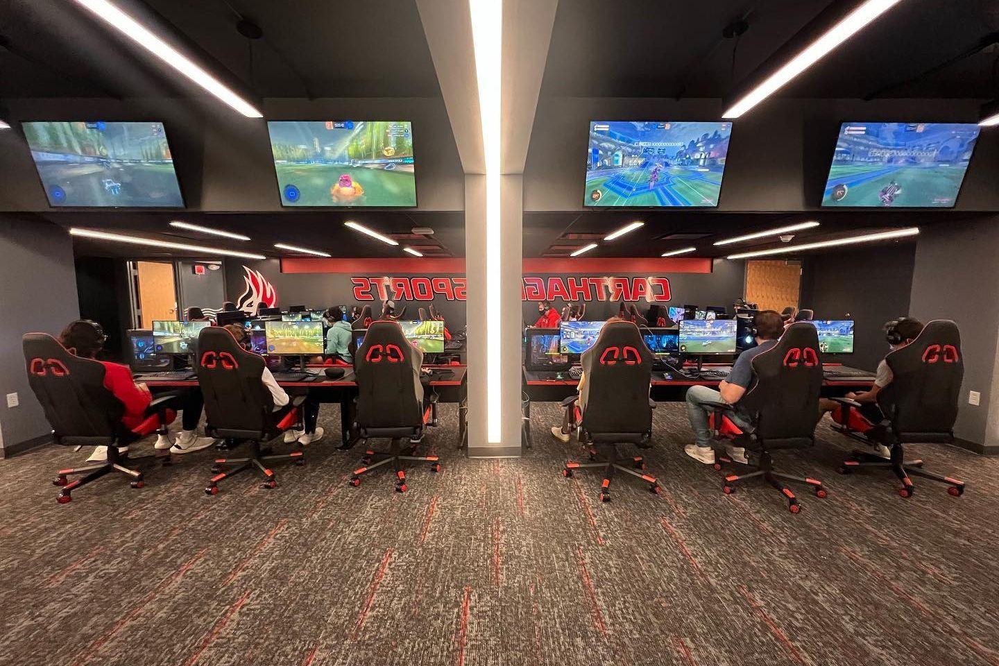 The College converted the former WOH?s Place to an Esports Arena on the lower level of the Todd W...