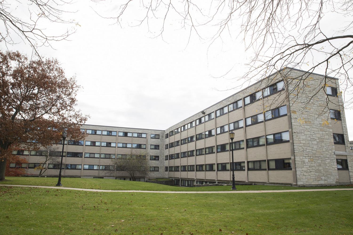 Rooms on the east side of Johnson Hall face Lake Michigan.